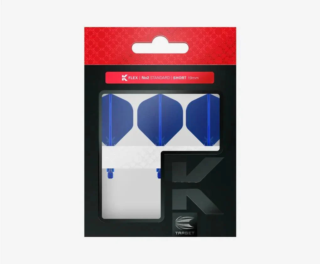Target - K-Flex - No2 - Modrá - Letky/Násadky Na Šípky - Direct Darts - 3