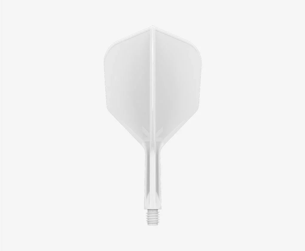 Target - K-Flex - No6 - Bílá - Jednodílný Násadky/Letky Na Šípky - Direct Darts - 2