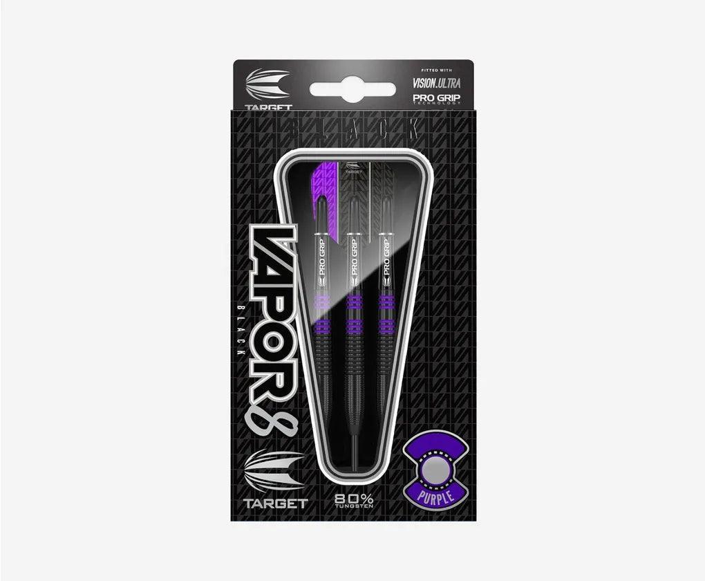 Target - Vapor8 Černá & Fialová 80% - Steel Šípky - Direct Darts - 3