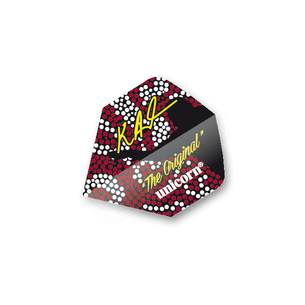 Unicorn - Authentic - Kyle Anderson - Red - Big Wing - 125 Mikron - Letky Na Šípky - Direct Darts - 1