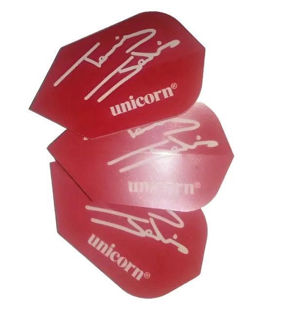 Unicorn - Authentic - Terry Jenkins - Red - Slim - 100 Mikron - Letky Na Šípky - Direct Darts - 1