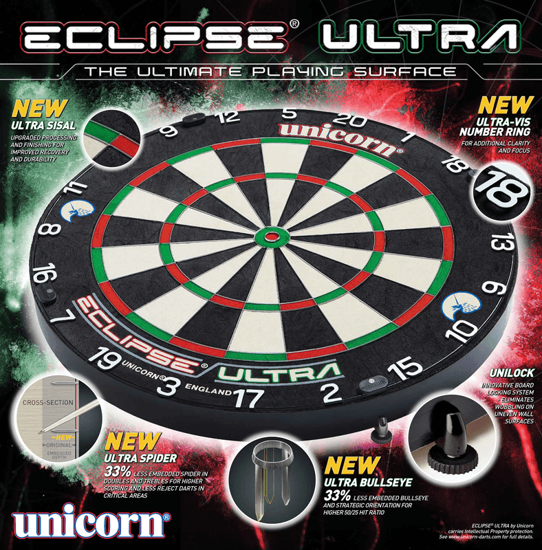 Unicorn - Eclipse Ultra Unilock - Sisalový Terč Na Šípky - Direct Darts - 4
