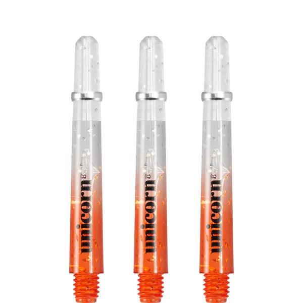 Unicorn - Gripper 4 Elememts 2 Tone Červená/Průhledná - Násadky Na Šípky - Direct Darts - 3