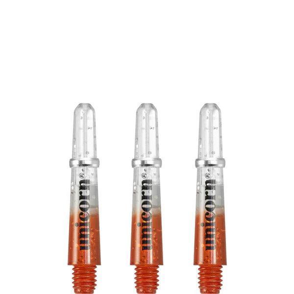 Unicorn - Gripper 4 Elememts 2 Tone Červená/Průhledná - Násadky Na Šípky - Direct Darts - 5