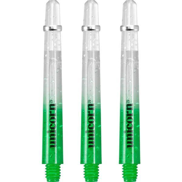 Unicorn - Gripper 4 Elememts 2 Tone Zelená/Průhledná - Násadky Na Šípky - Direct Darts - 2