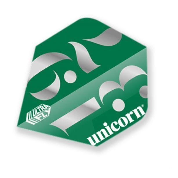 Unicorn - Ultrafly - Origins - Green - Big Wing - 100 Mikron - Letky Na Šípky - Direct Darts - 1