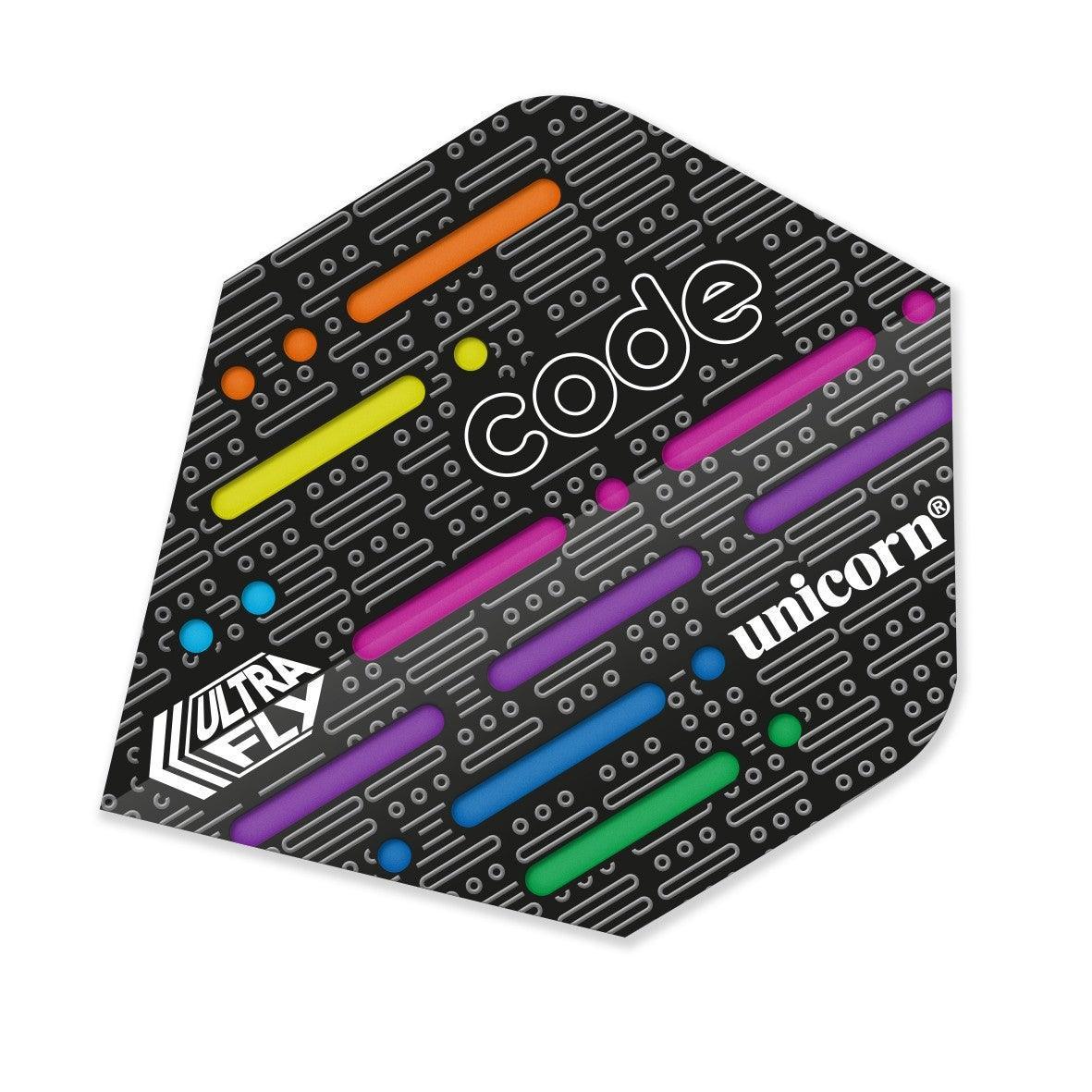 Unicorn - Ultrafly Plus Code Dna - 100 Mikron - Letky Na Šípky - Direct Darts - 1
