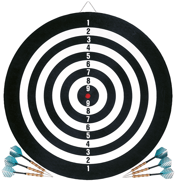 Unicorn - Xl Papierový - Terč Na Šípky - Direct Darts - 2