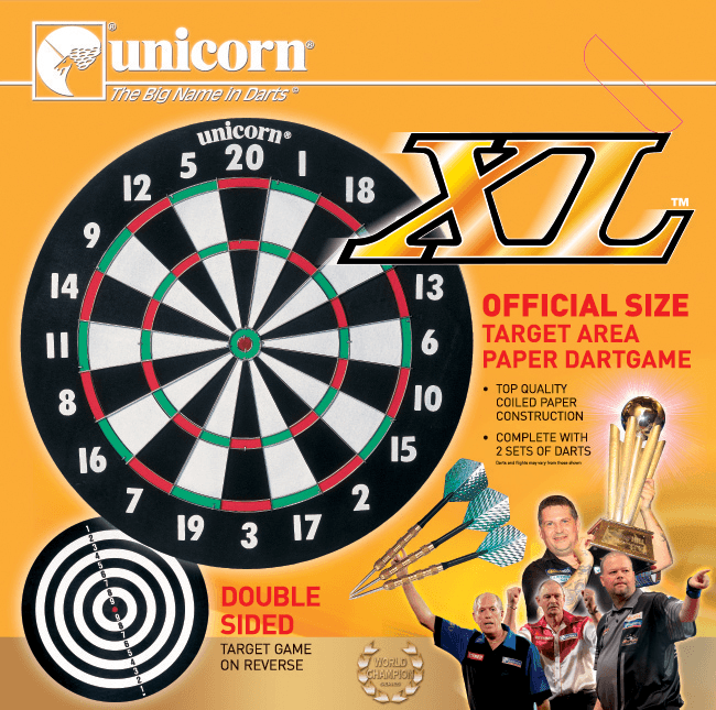 Unicorn - Xl Papierový - Terč Na Šípky - Direct Darts - 3