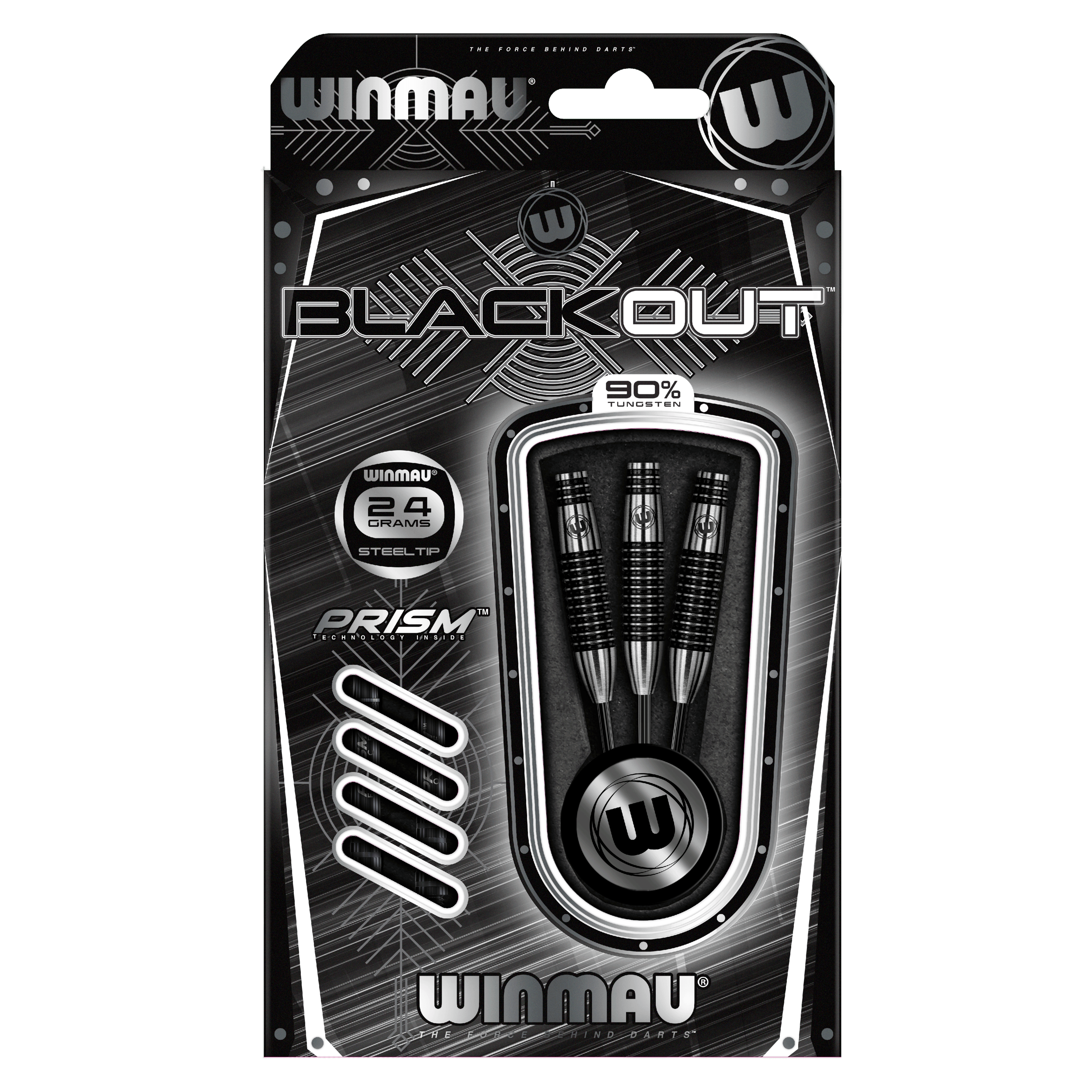 Winmau - Blackout V2 90% - Steel Šípky - Direct Darts - 3