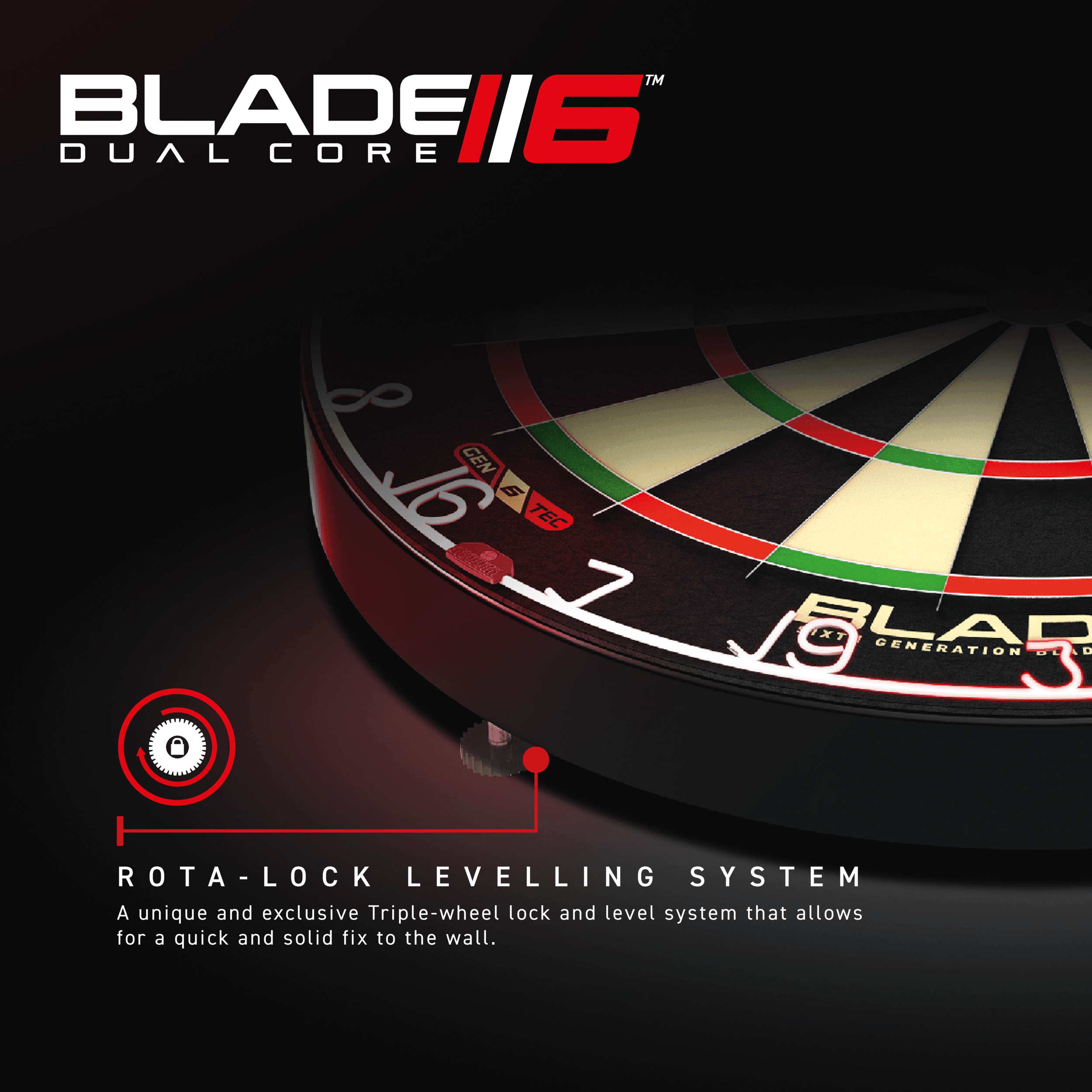Winmau - Blade 6 Dual Core - Sisalový Terč Na Šípky - Direct Darts - 5