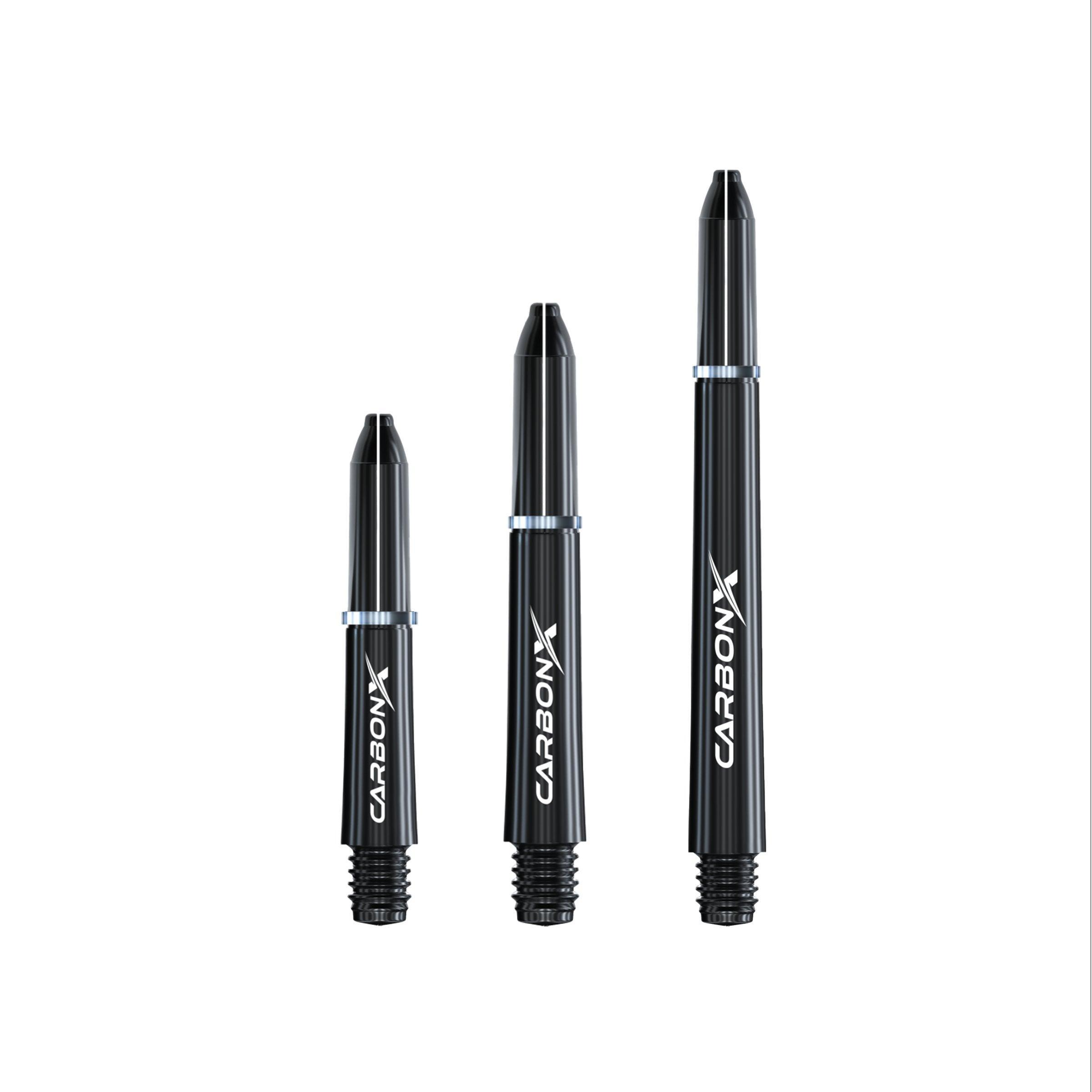 Winmau - Carbon Fibre Černá - Násadky Na Šípky - Direct Darts - 1