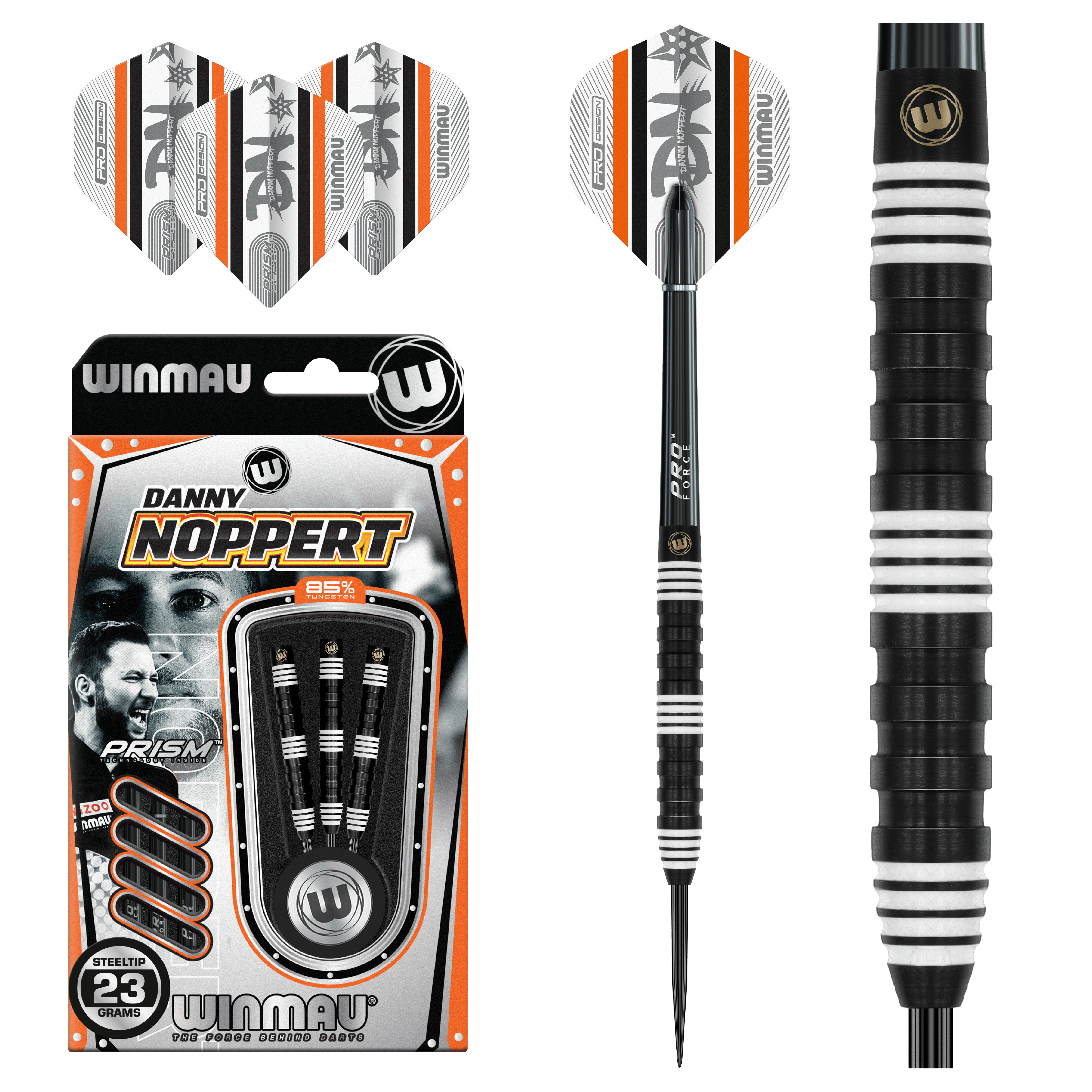 Winmau - Danny Noppert Pro-Series 85% - Steel Šípky - Direct Darts - 2