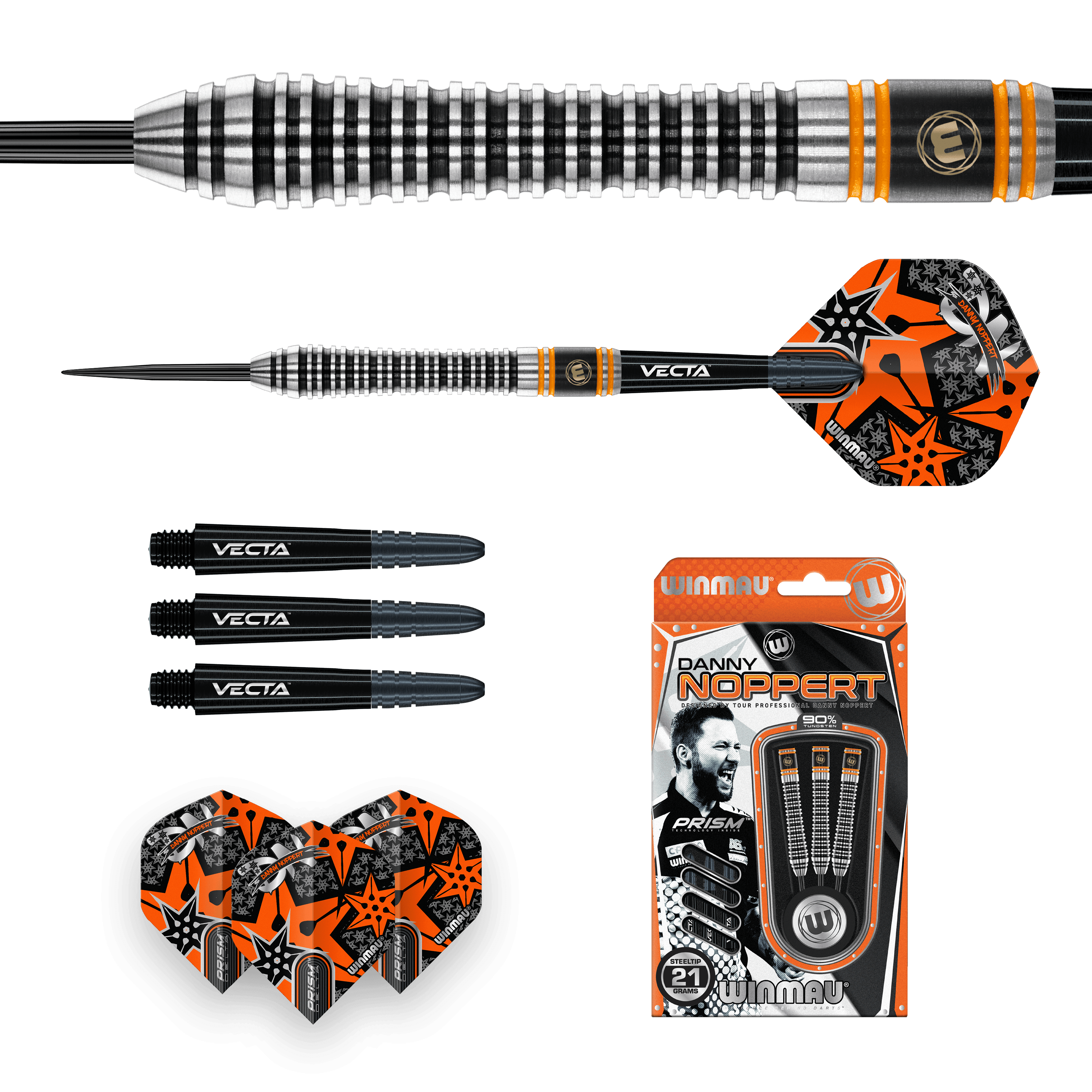Winmau - Danny Noppert Signature Edition 90% - Steel Šípky - Direct Darts - 5