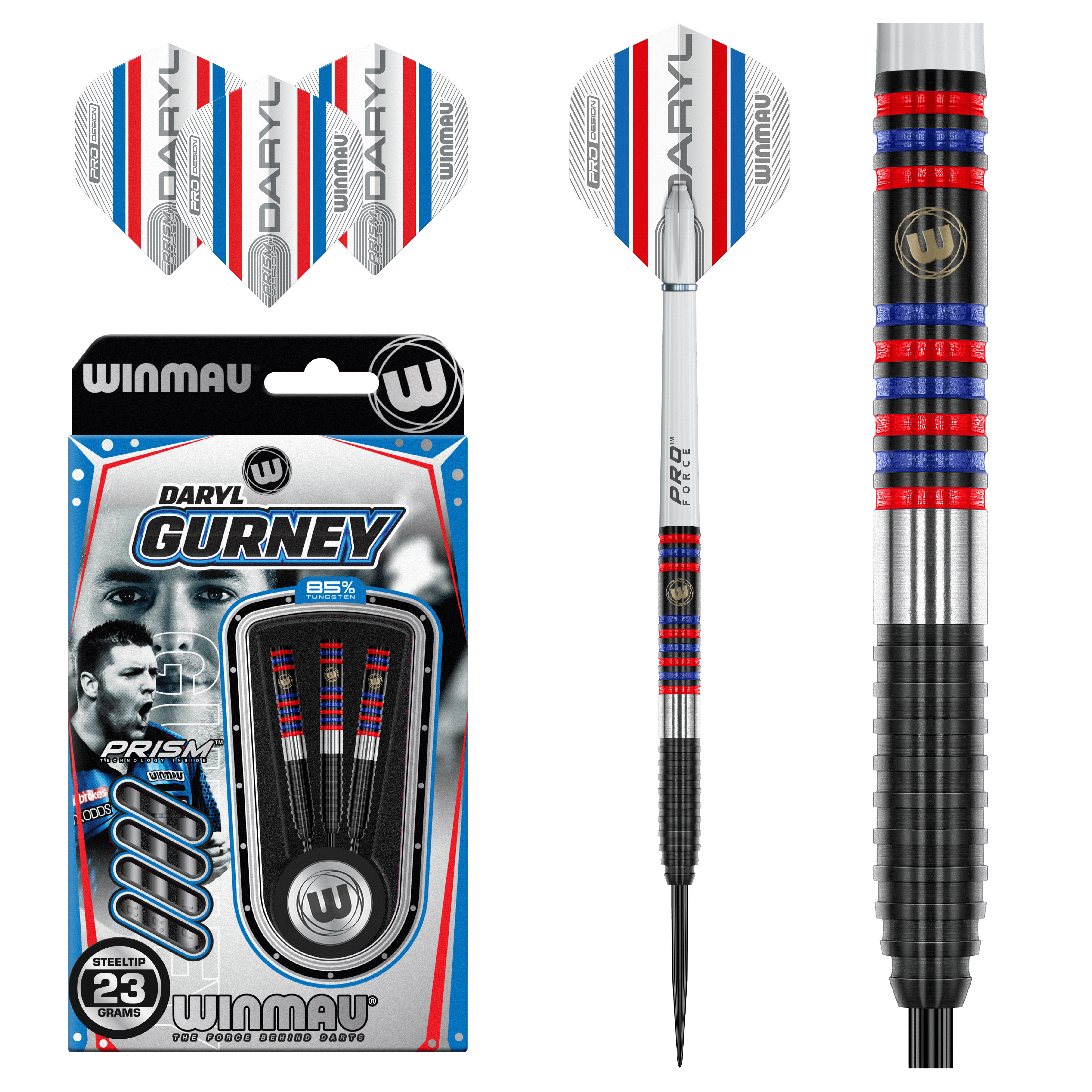 Winmau - Daryl Gurney Pro-Series 85% - Steel Šípky - Direct Darts - 2