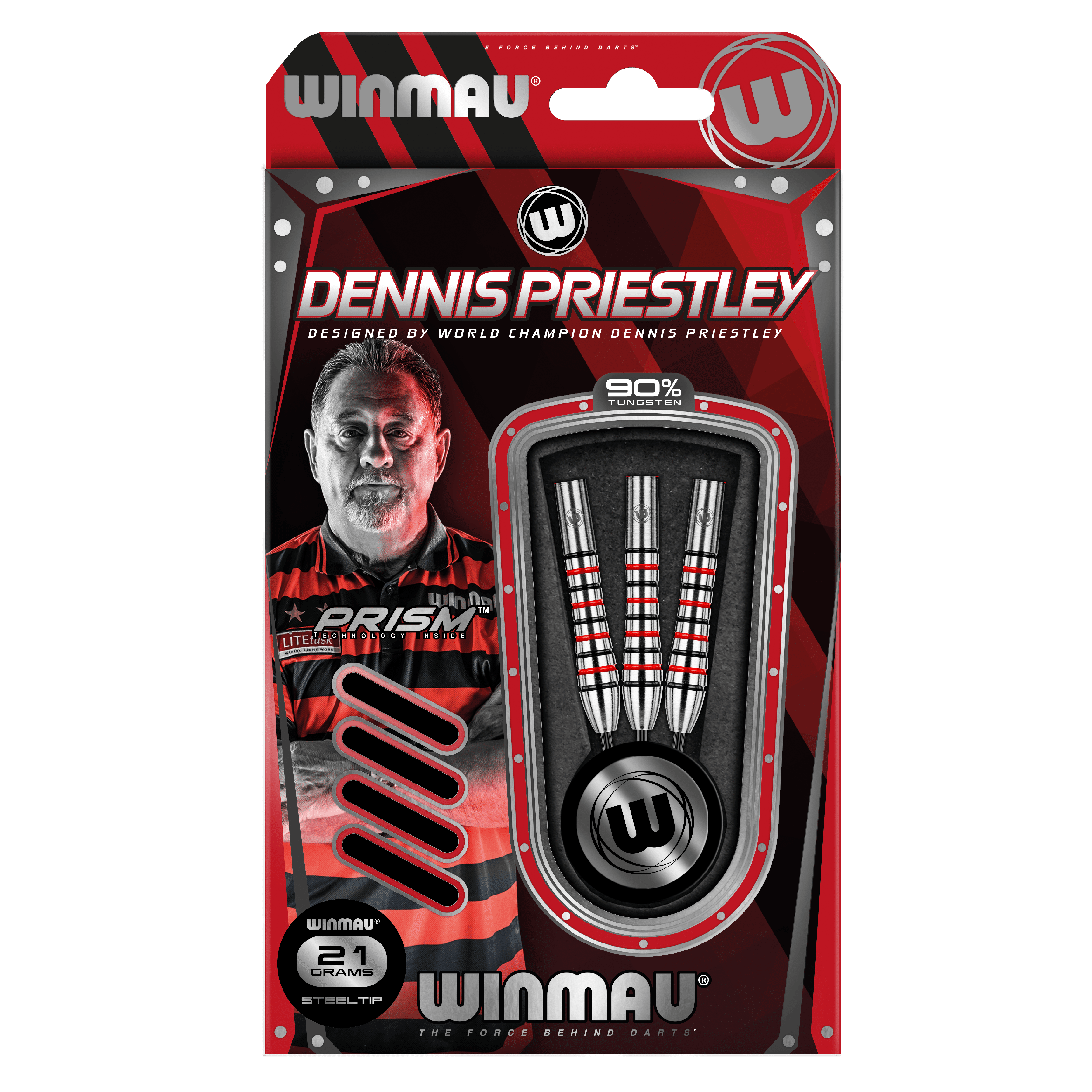Winmau - Dennis Priestley 90% - Steel Šípky - Direct Darts - 3