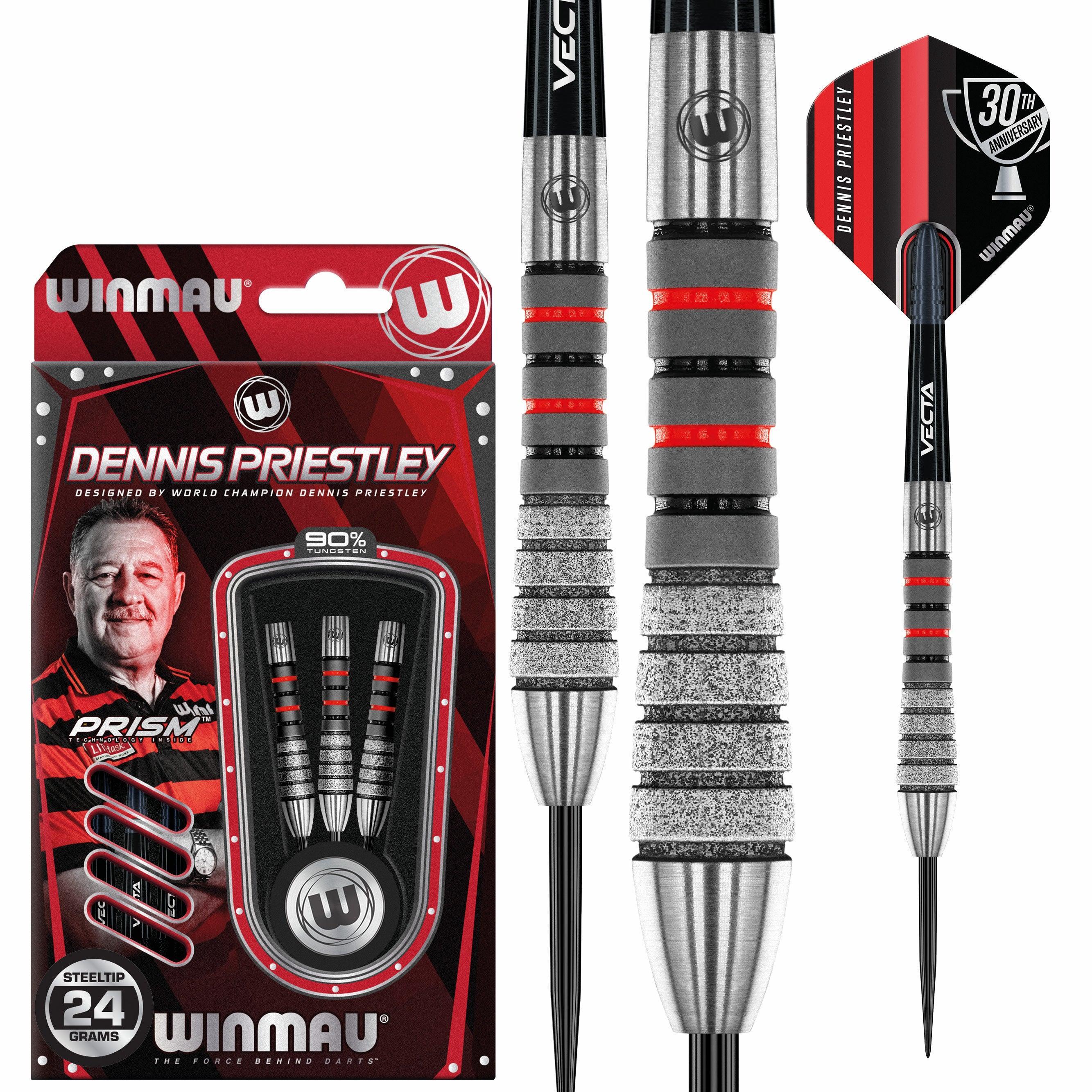 Winmau - Dennis Priestley Diamond 3-Zero 90% - Steel Šípky - Direct Darts - 2