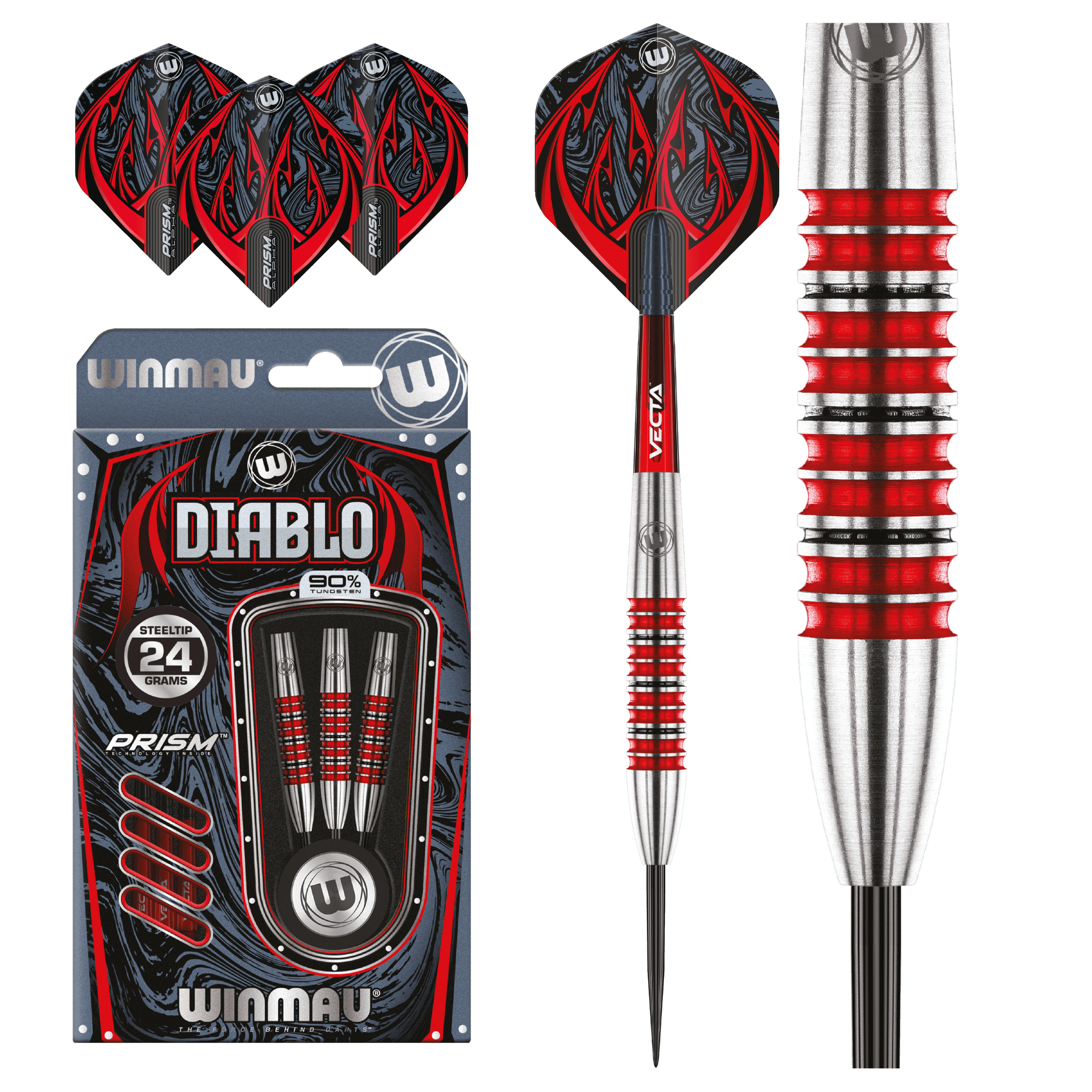 Winmau - Diablo 90% V1 - Steel Šípky - Direct Darts - 2