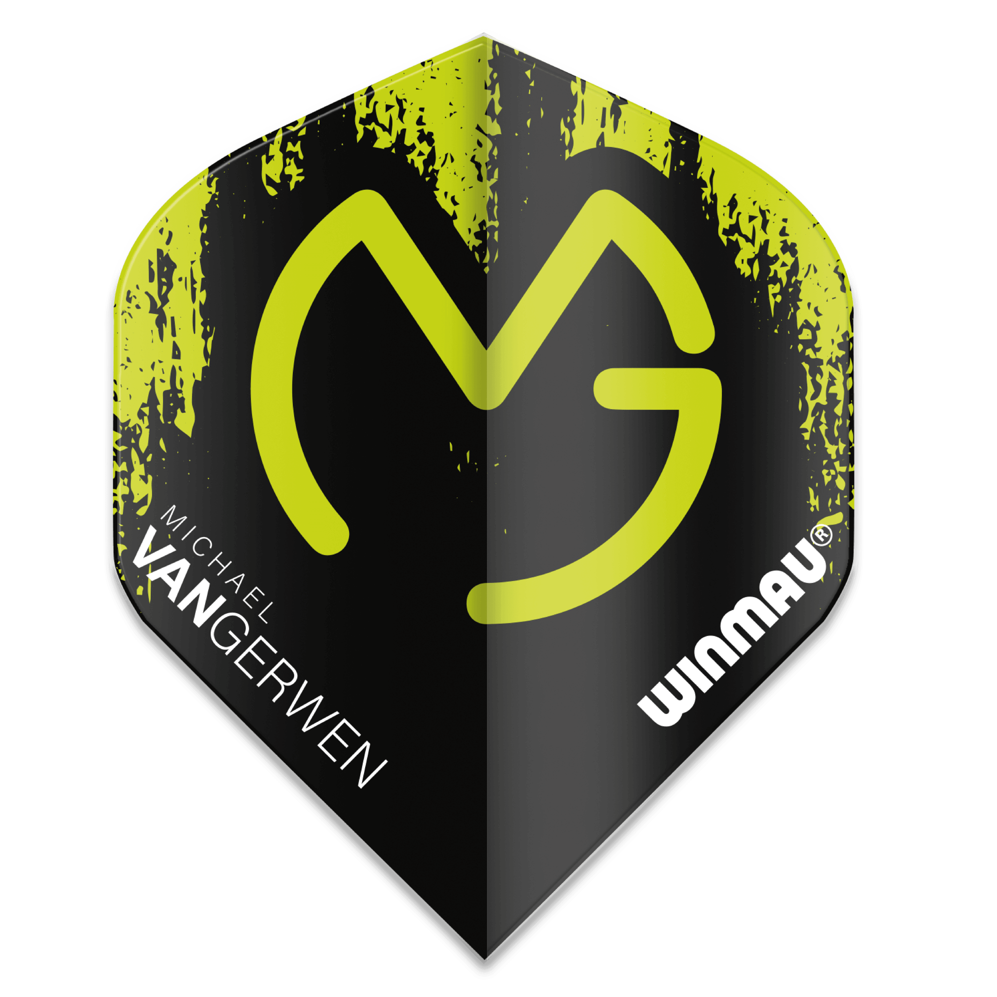 Winmau - Mega Standard Mvg Zelená & Černá - 75 Micron - Letky Na Šípky - Direct Darts - 1