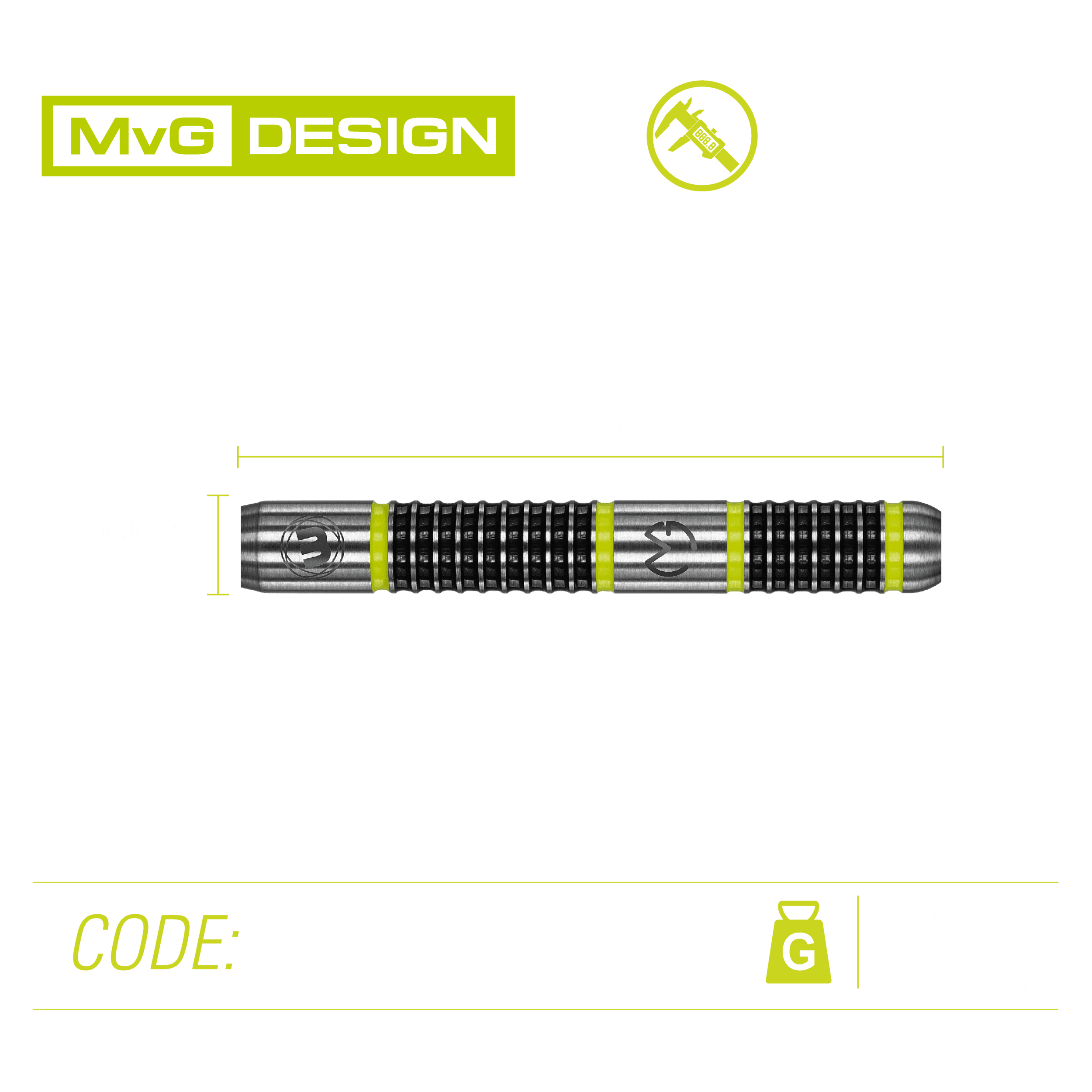 Winmau - Mvg Aspire 80% - Steel Šípky - Direct Darts - 4