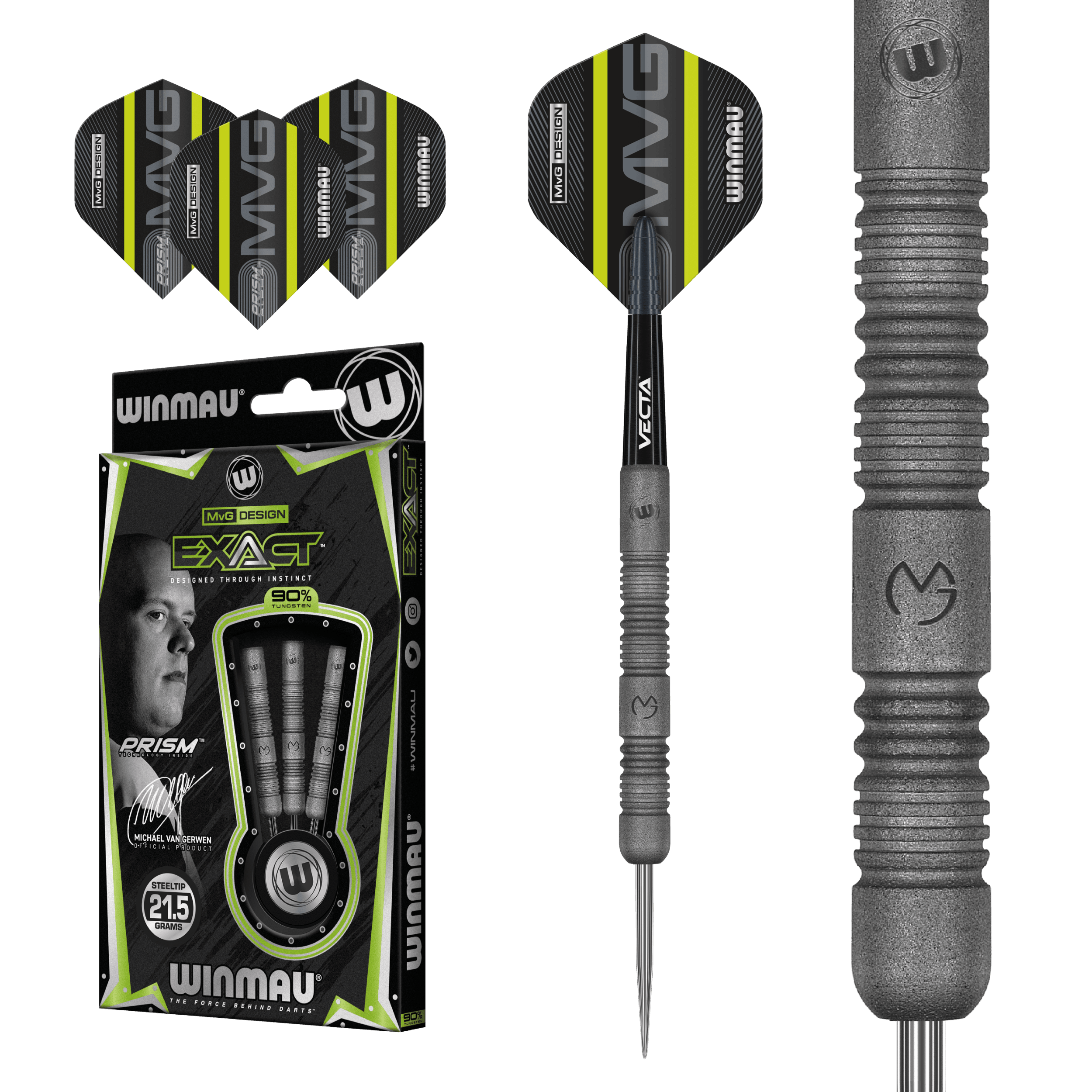 Winmau - Mvg Exact 90% - Steel Šípky - Direct Darts - 2
