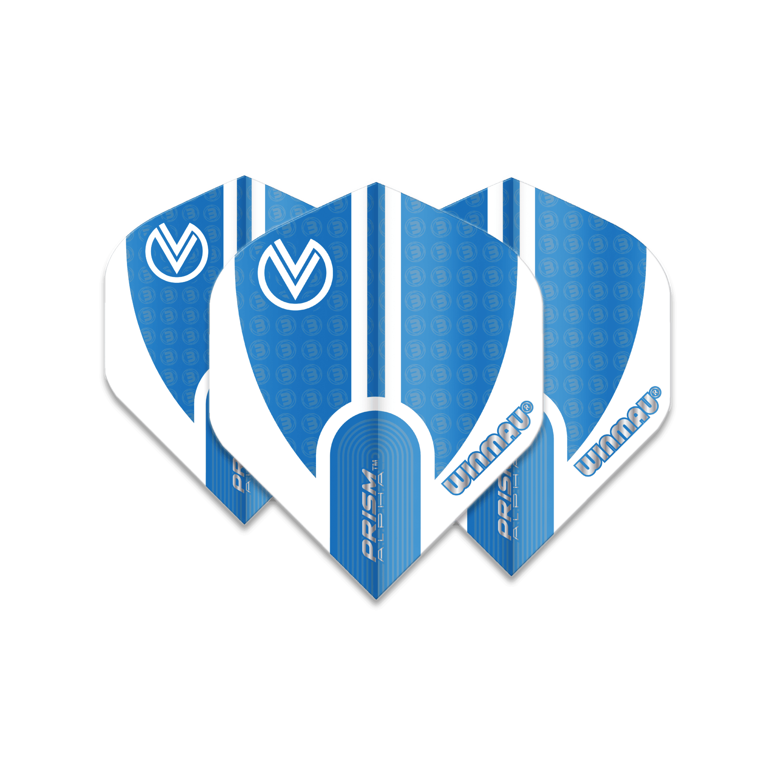 Winmau - Prism Alpha Vincent Modrá & Bílá Standard - 100 Mikron - Letky Na Šípky - Direct Darts - 1