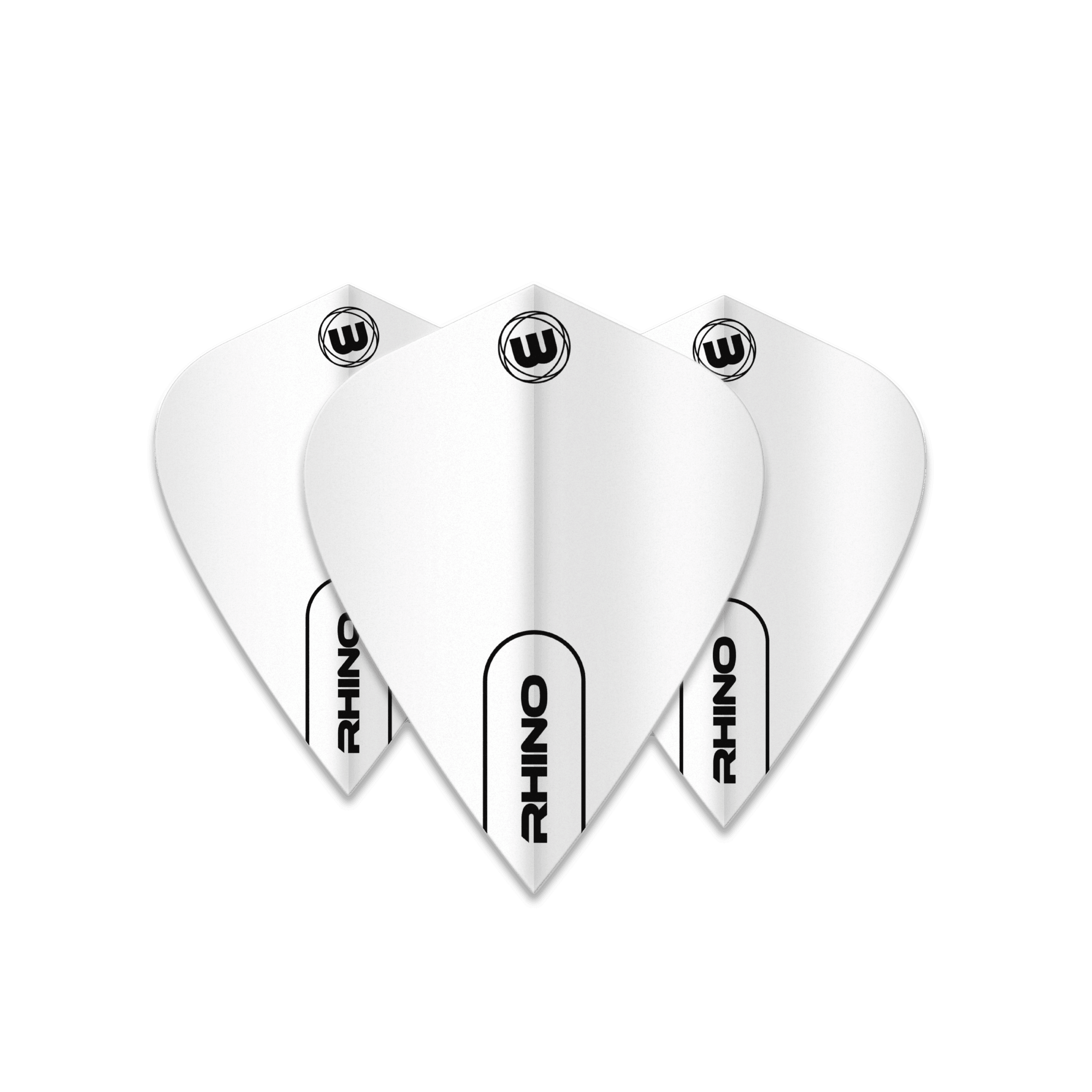 Winmau - Rhino Šarkana Bílá - 75 Mikron - Letky Na Šípky - Direct Darts - 1