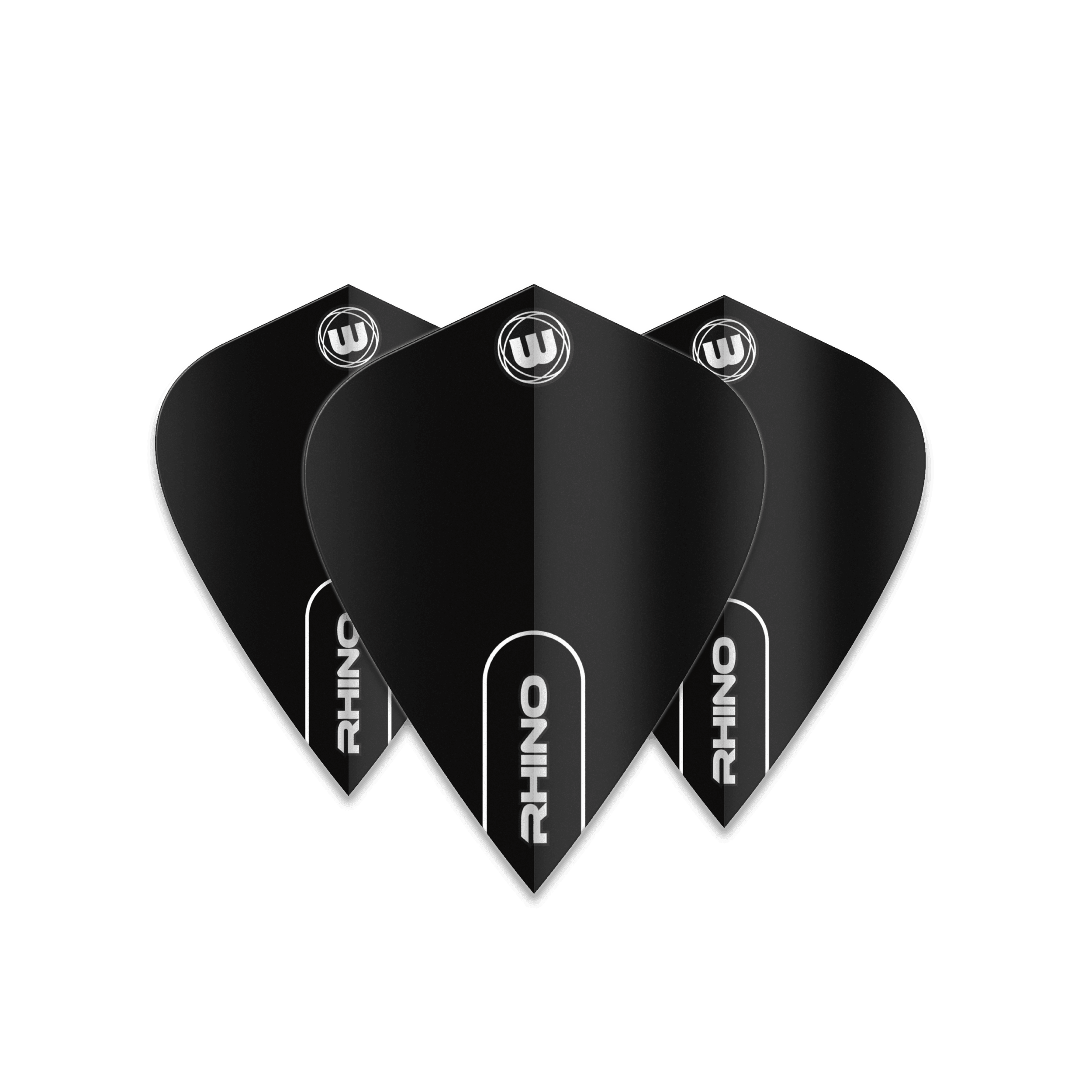 Winmau - Rhino Šarkana Černá - 75 Mikron - Letky Na Šípky - Direct Darts - 1