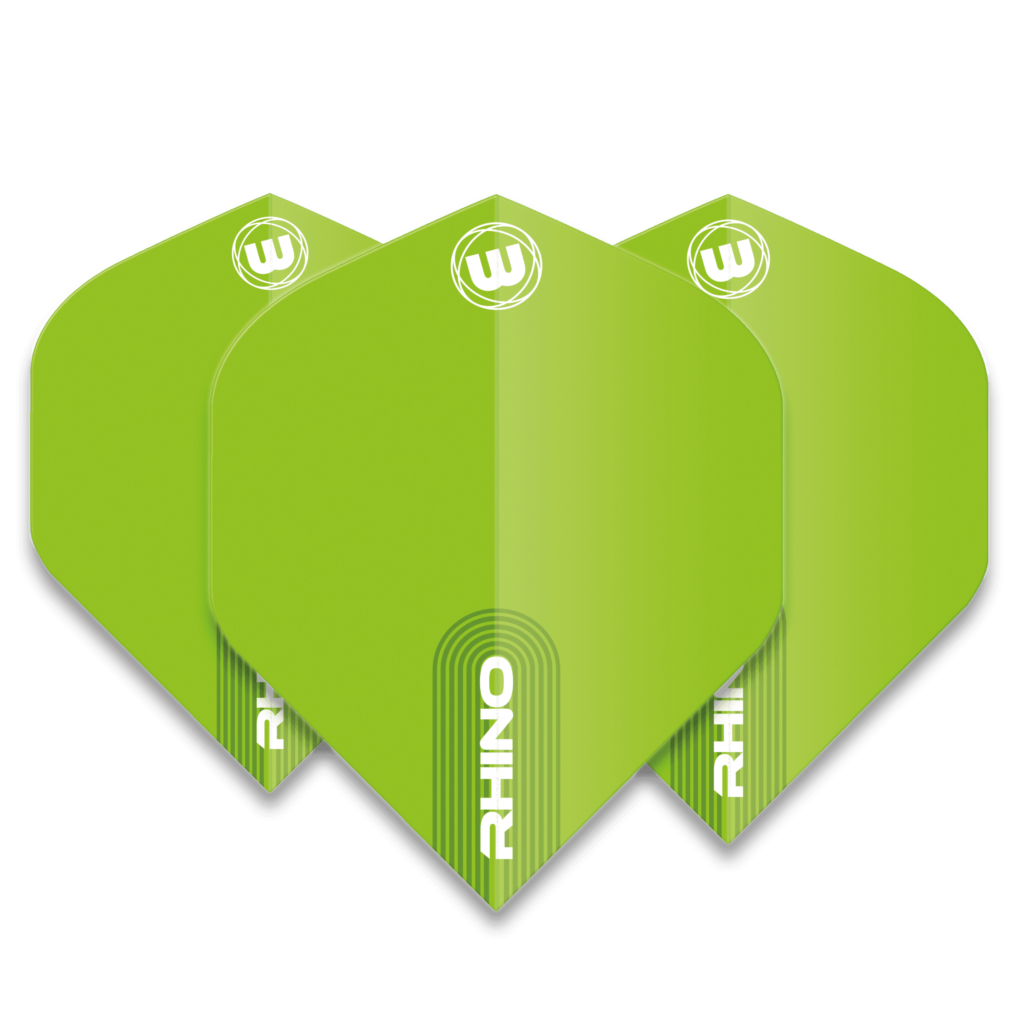 Winmau - Rhino Zelená Standard - 100 Mikron - Letky Na Šípky - Direct Darts - 1