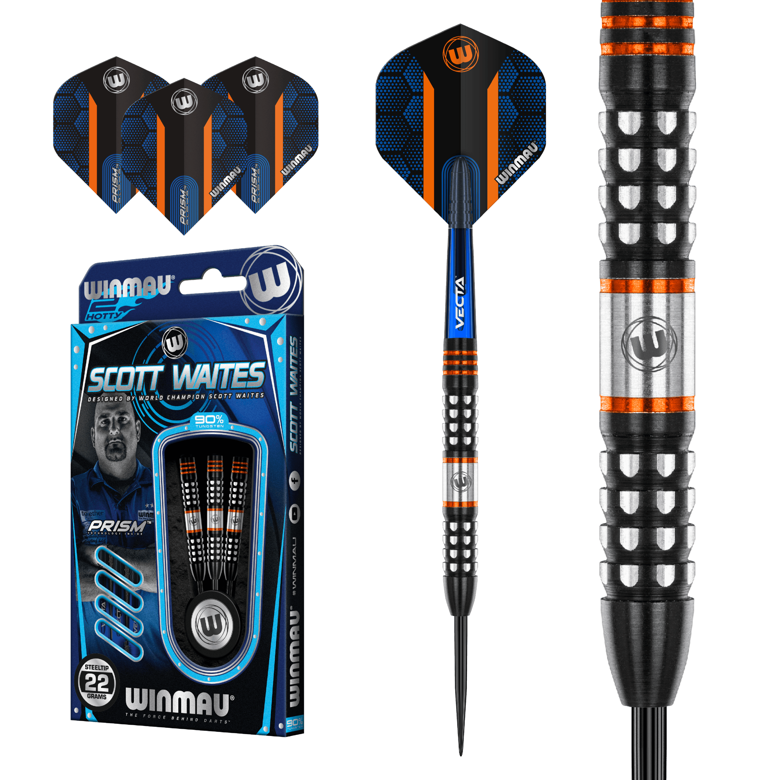 Winmau - Scott Waites 90% - Steel Šípky - Direct Darts - 2