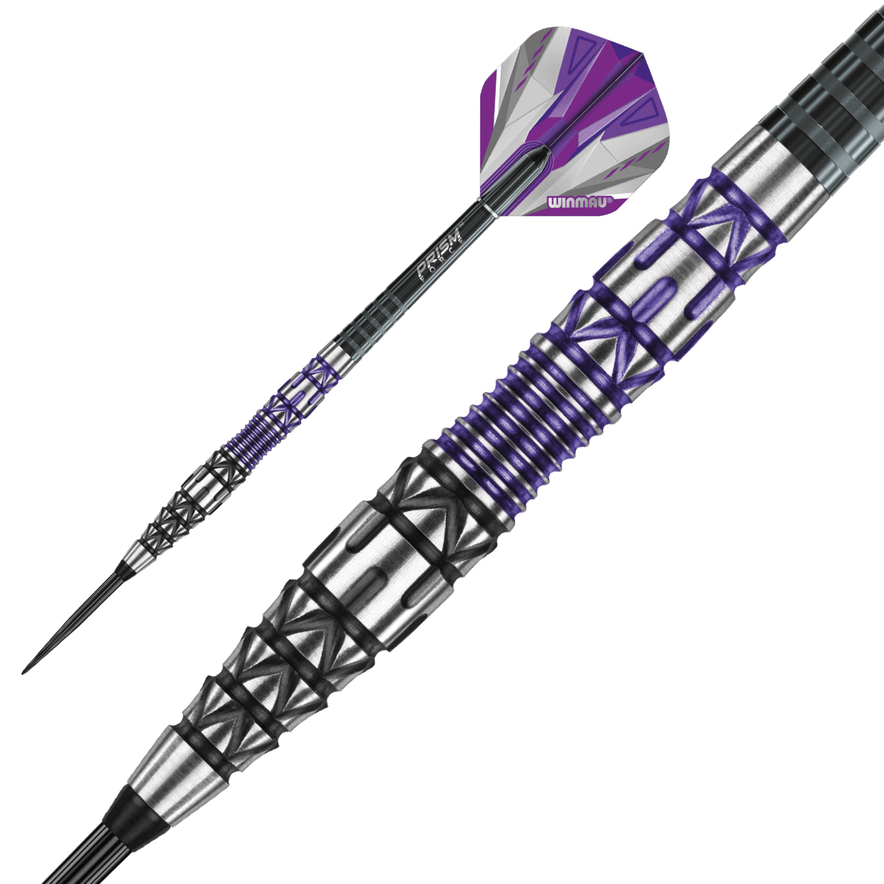 Winmau - Simon Whitlock Černá/Fialová 90% - Steel Šípky - Direct Darts - 1