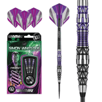 Winmau - Simon Whitlock Černá/Fialová 90% - Steel Šípky - Direct Darts - 2