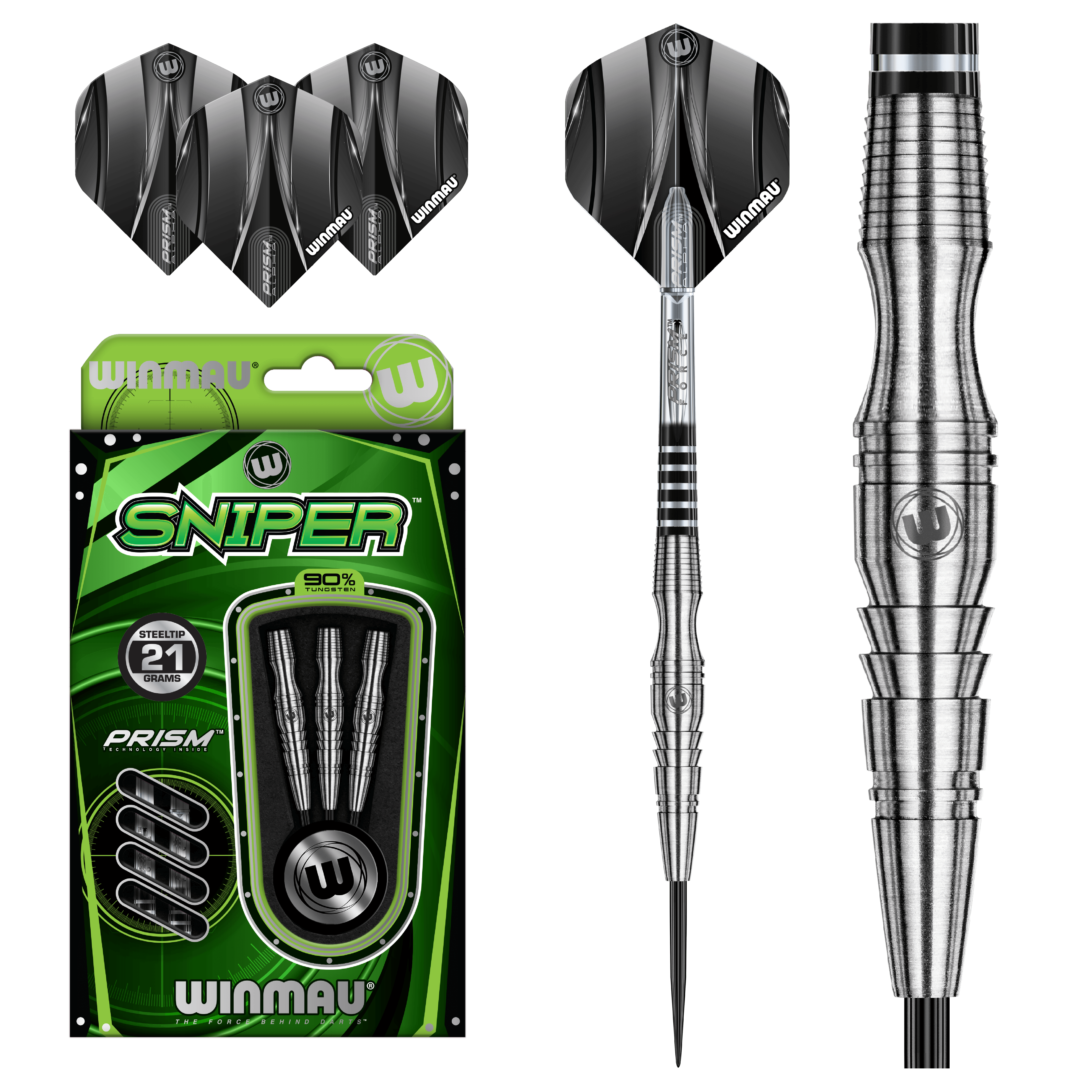 Winmau - Sniper V2 90% - Steel Šípky - Direct Darts - 2