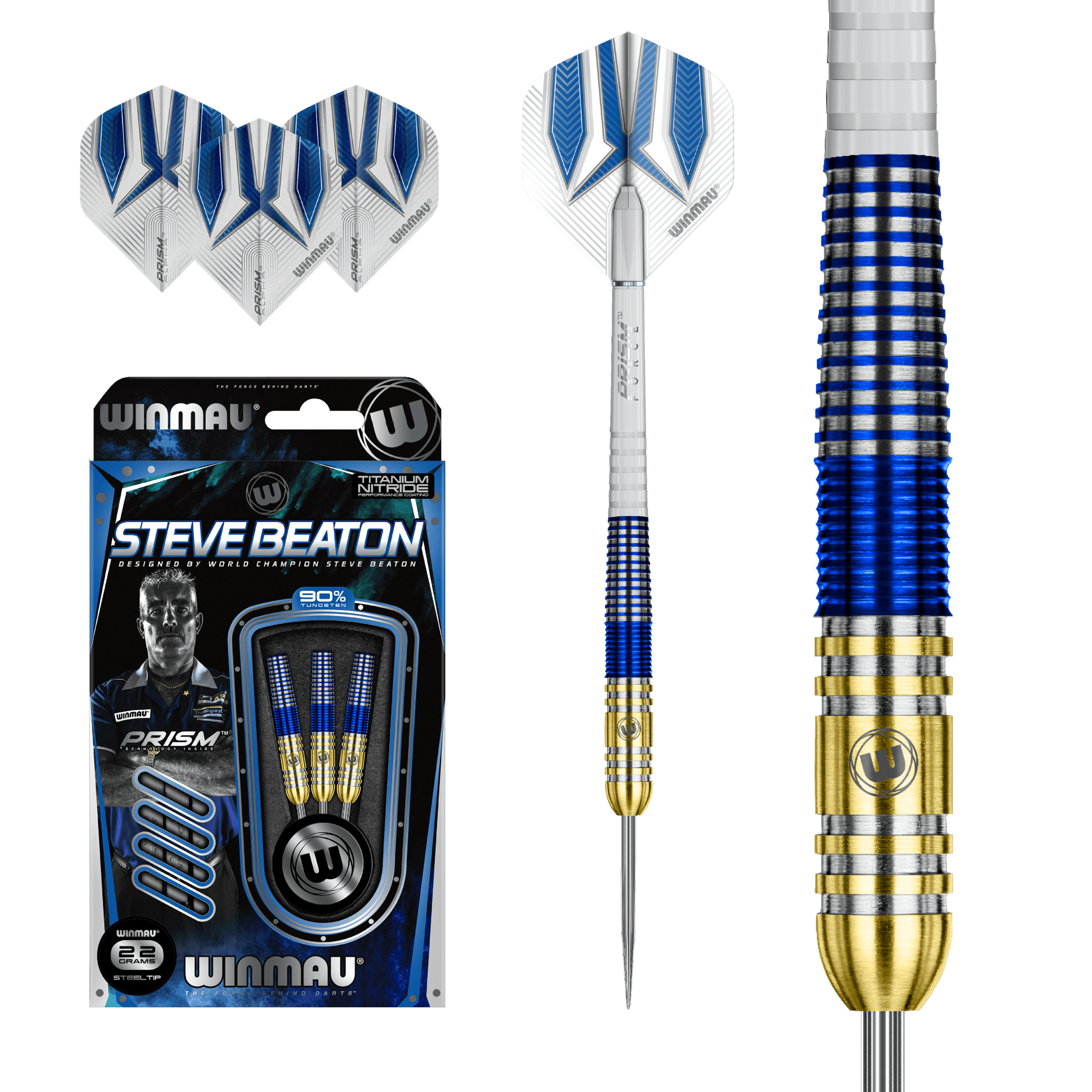 Winmau - Steve Beaton 90% - Steel Šípky - Direct Darts - 2