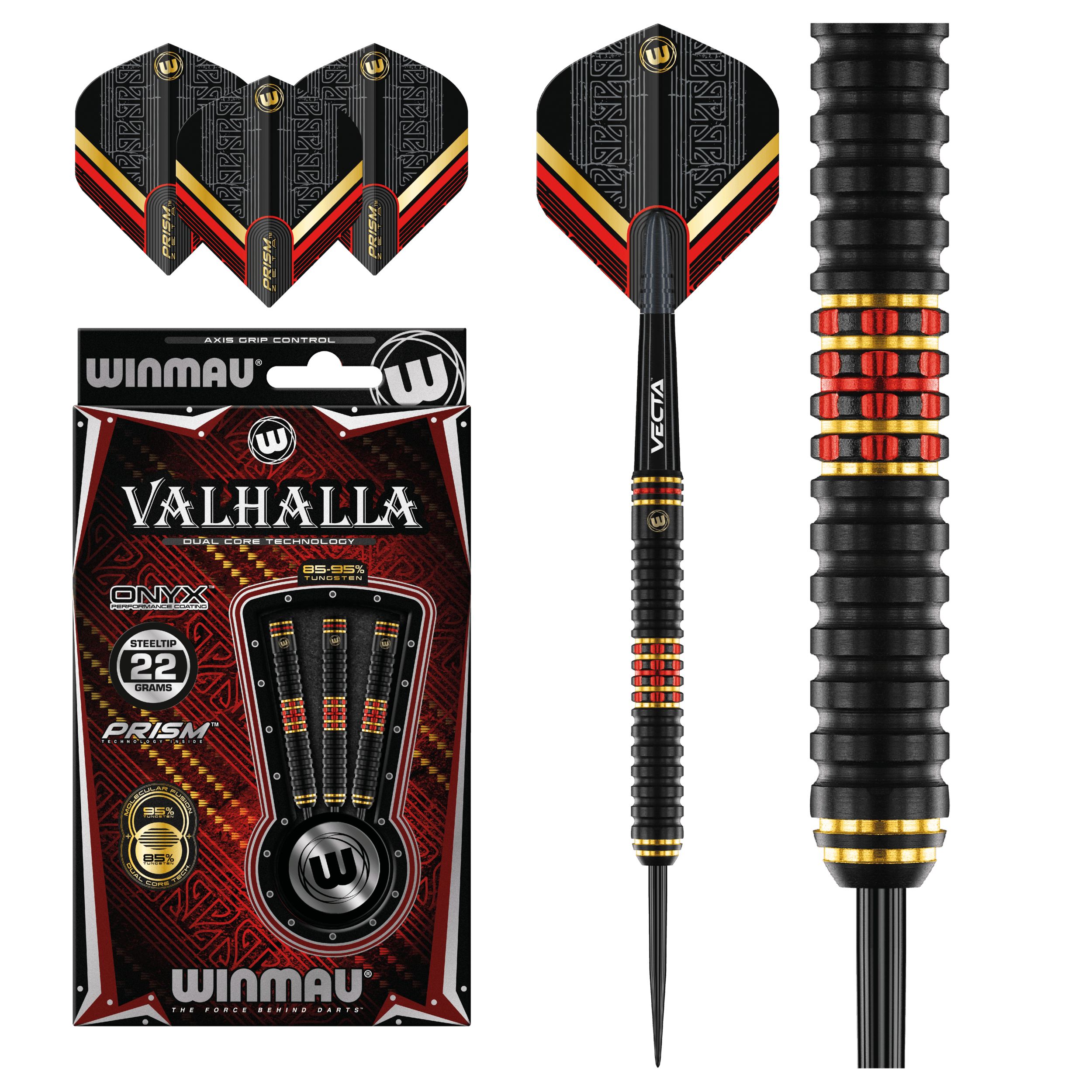 Winmau - Valhalla 95%/85% - Steel Šípky - Direct Darts - 2