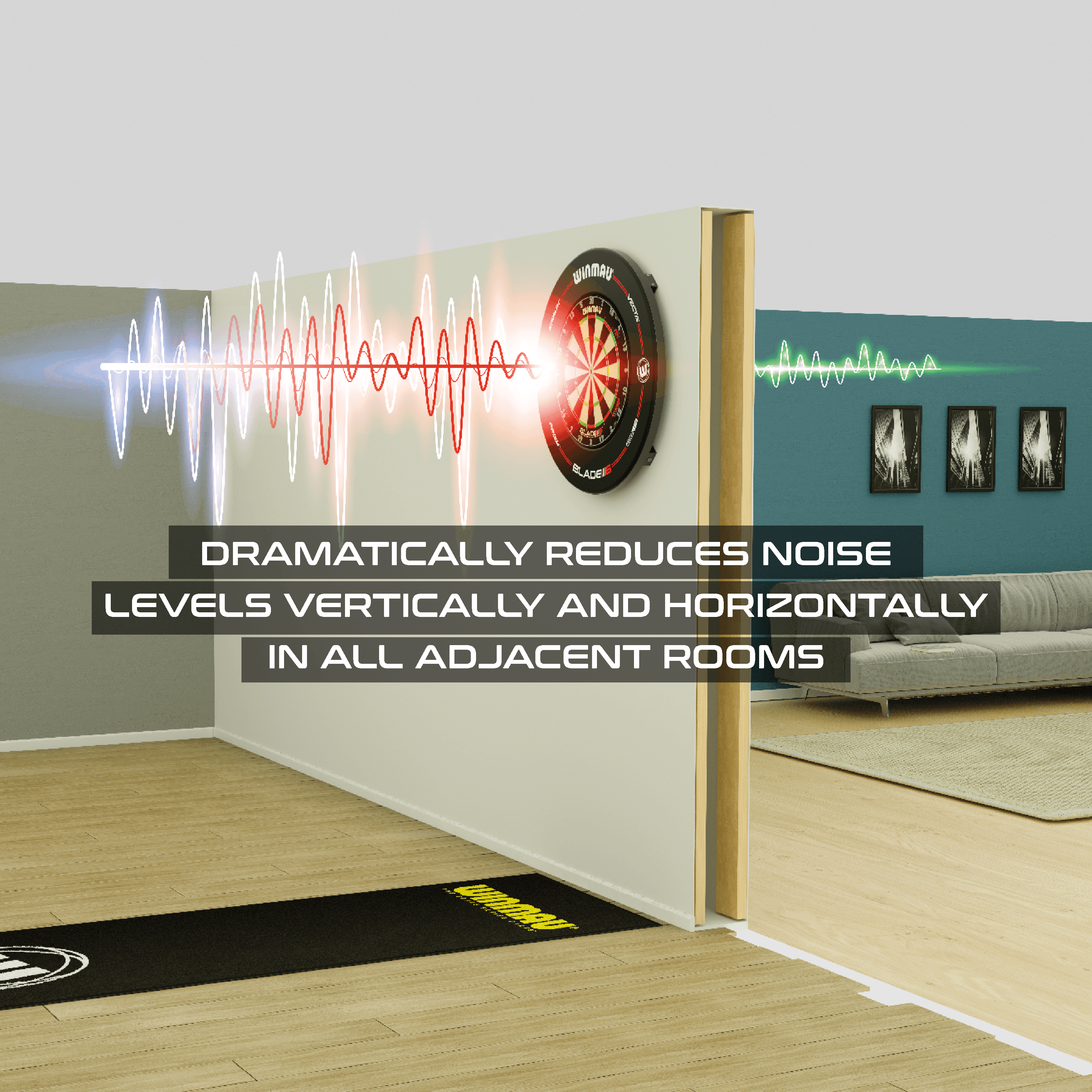 Winmau - Wispa - Systém Na Redukciu Hluku - Direct Darts - 3