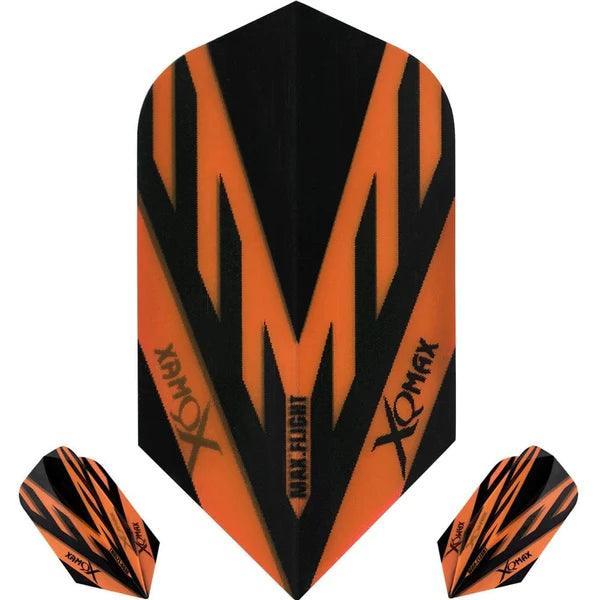Xqmax - Max Flight - Oranžová - Slim - 100 Mikron - Letky Na Šípky - Direct Darts - 1