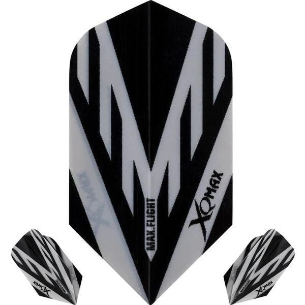 Xqmax - Max Flight - Šedá - Slim - 100 Mikron - Letky Na Šípky - Direct Darts - 1